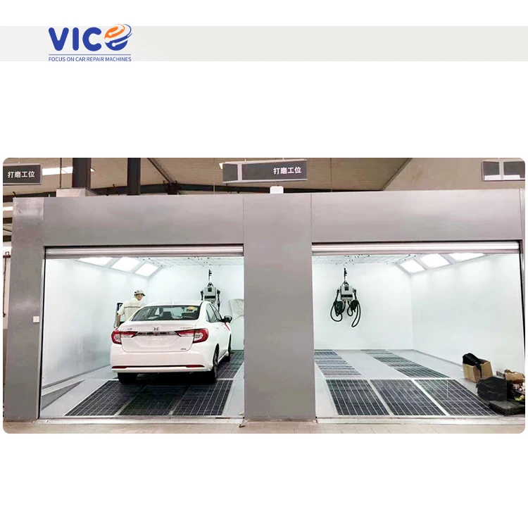 Yantai Vico VPB-SD88 auto spray booth car painting booth waterborne car spray booth spraybooth vehicle baking oven