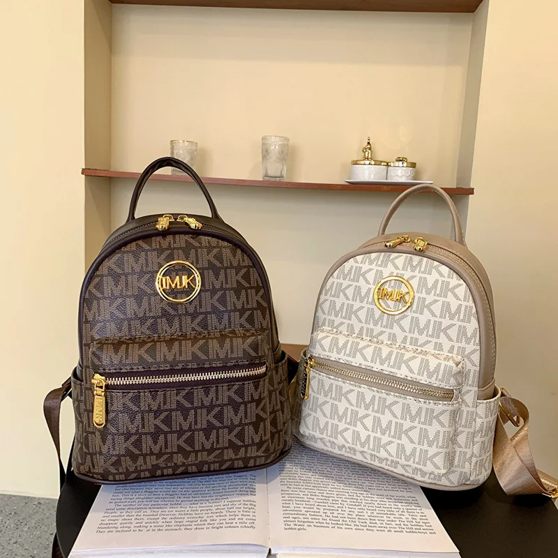 New Fashion Luxury Backpack Females Letter Young Woman Famous for Girls