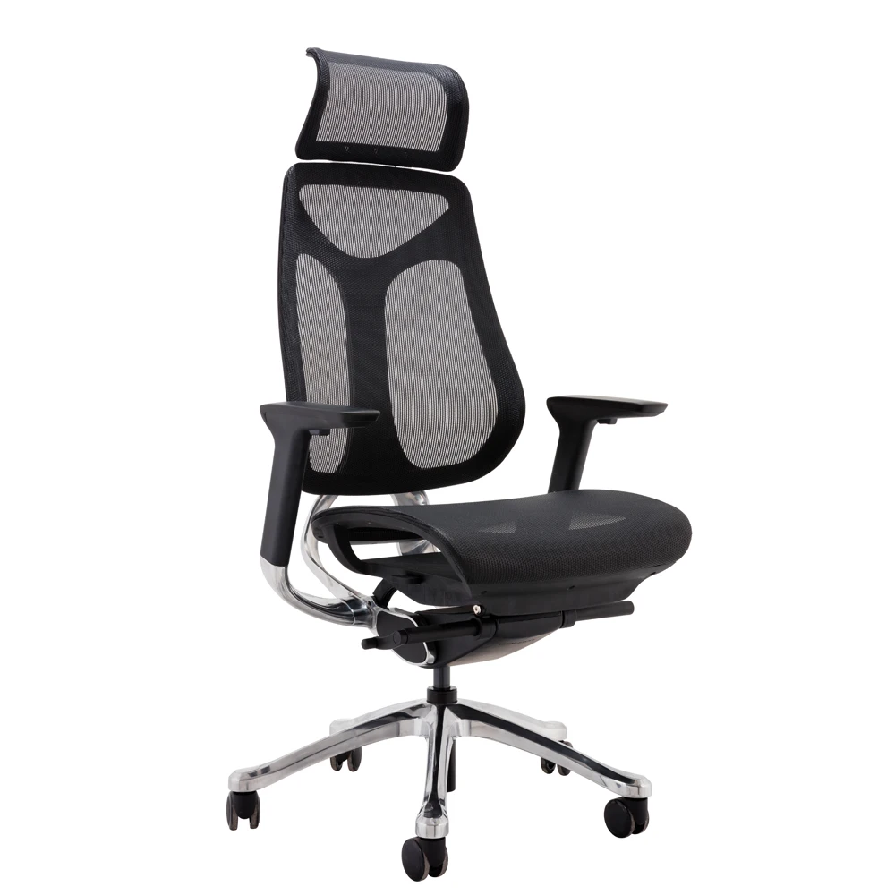 Wholesale Alibaba Chairs Luxury Executive Full Mesh Office Swivel Chair with Headrest