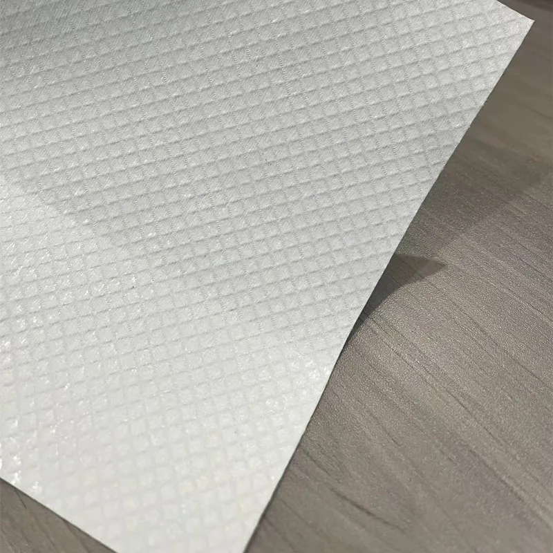 Factory Waterproof Silver color Aluminum Metallic Non-woven pet Film Embossed Metalized Nonwoven Fabric