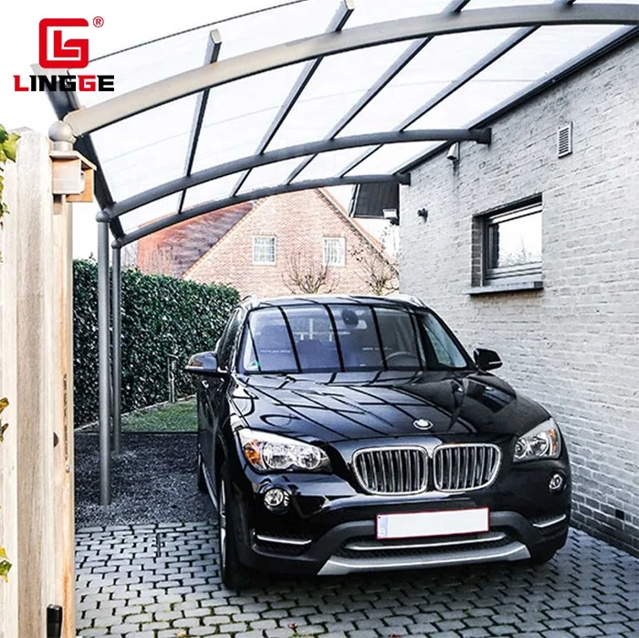 Outdoor Waterproof Carports Factory Price Wholesale Garages Sun Shading Garden Carport Free Standing Garage