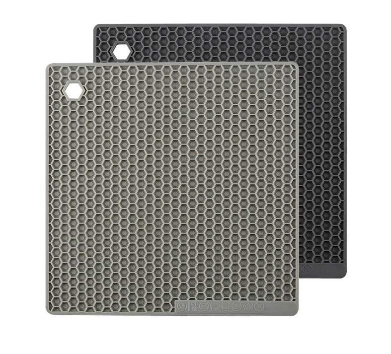 heat resistant silicone trivet heat mats hot kitchen microwave oven plate pot holders drying mat holder for pot