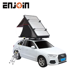 ENJOIN New Design Aluminum Cover Triangle Roof Tent Hard Shell Camping Car Rooftop Tent Simple And Convenient Operation