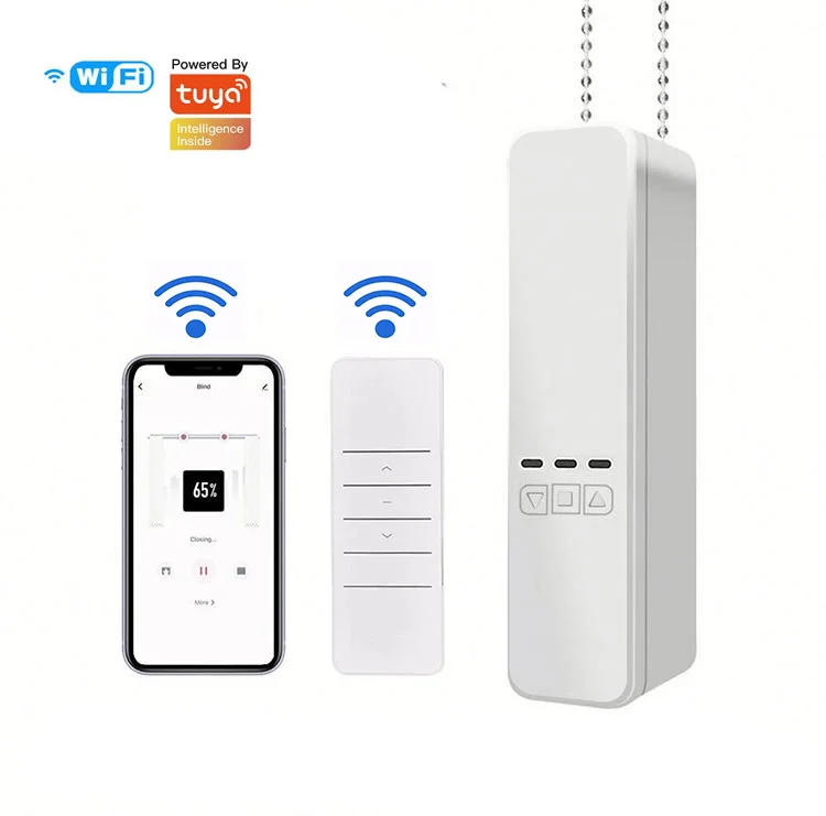 Новинка, лидер продаж, электромотор для штор с цепью Tuya Zigbee