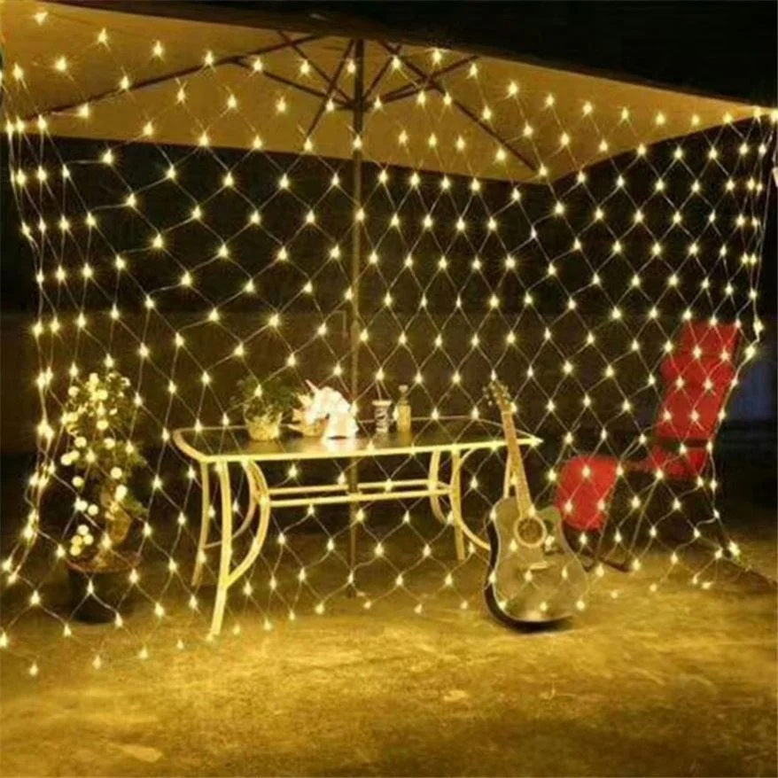 Waterfall Decorations Romantic Star String Lighting 300 Fairy Lights Window Led Christmas Curtain Light