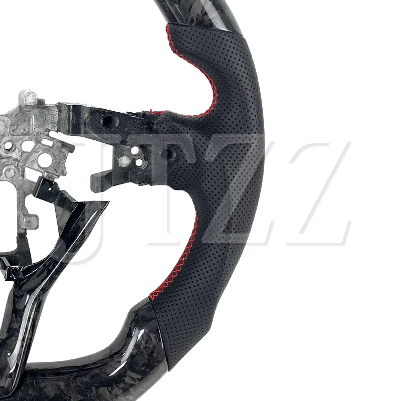 For Honda Accord 10th Perforated leather Forged carbon fiber car Steering Wheel 2018 2019 2020 2021 2022 2023 2024