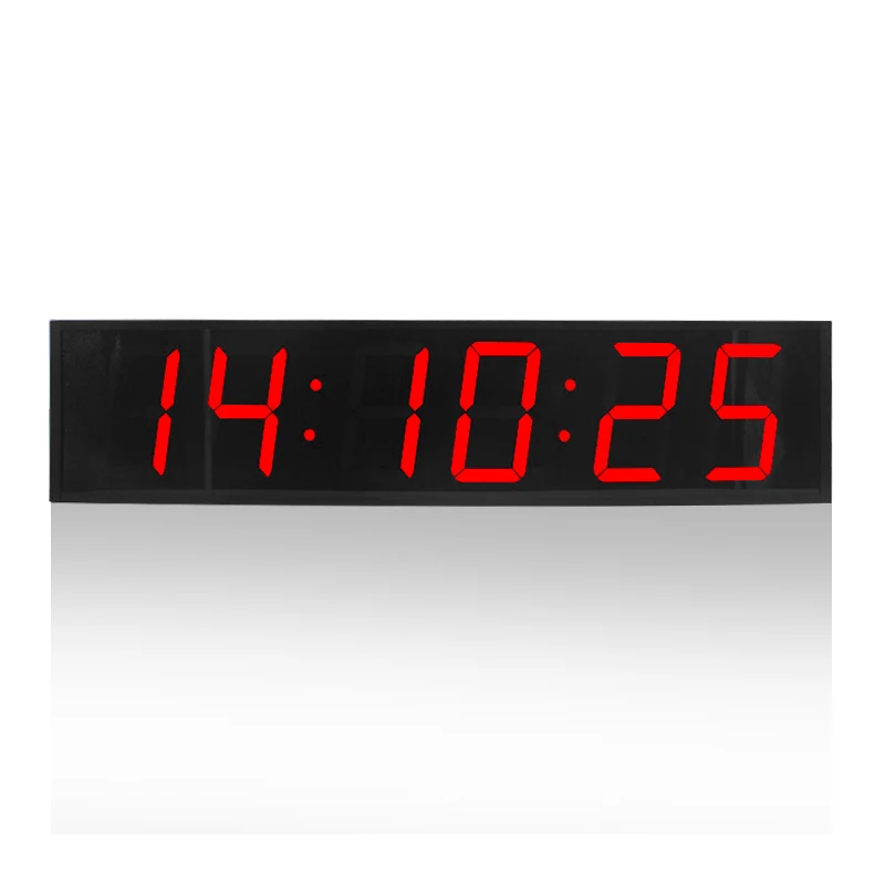 [Jinling Shiyin]4' 6 Digits Indoor Digital Led Clock Module Talking/Meeting/School Count Up/Countdown/Stopwatch Wall Clock