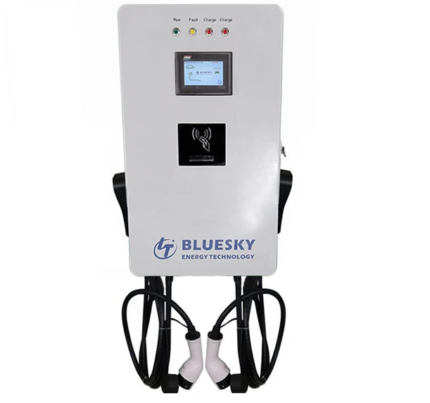Bluesky 22kw Dual 11KW guns  electric car ev charger charging station OCPP 1.6 public Type 2 GBT