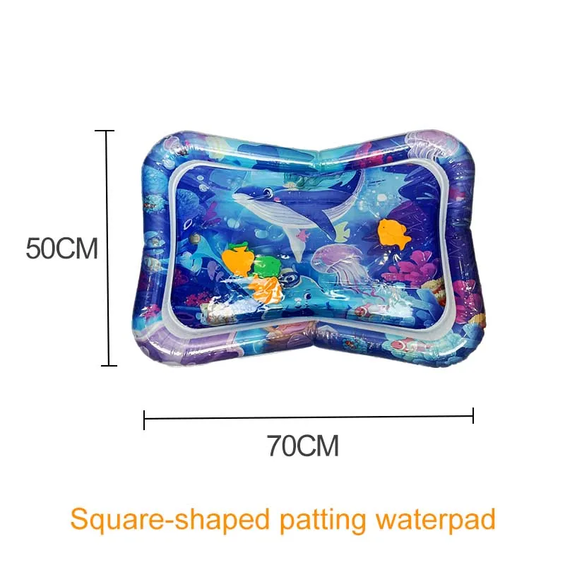 Baby patting water pad Indoor Baby Swimming Pool Mat Inflatable  Durable and Comfortable Tummy Time Mat for Little Swimmers