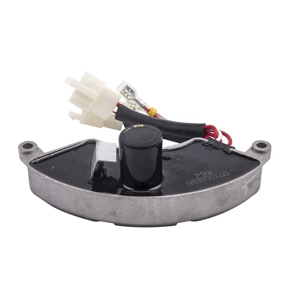 3KW 5KW Three Phase AVR Automatic Voltage Regulator Gasoline Generator Stabilizer Adjustable Tools 400v 470uf Aluminum Shell