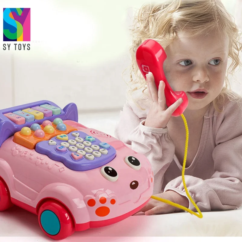 SY Early learning musical telephone educational electronic toys