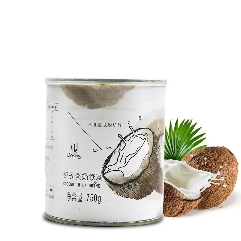 Doking factory ingredients for bubble tea canned Coconut evaporated milk