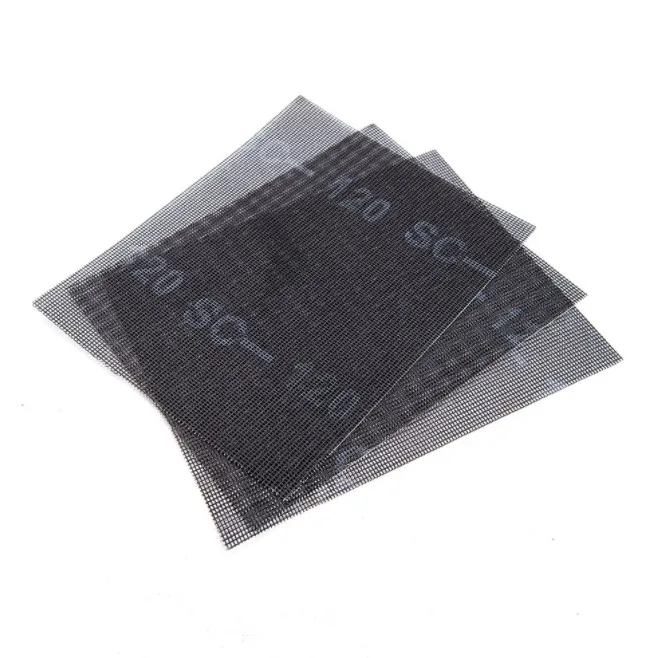 high quality 115 mm x 280mm grit #60-600 Wall polishing sanding screen mesh