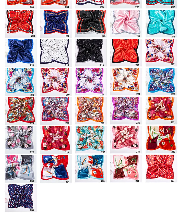 Custom Printed Paisley Polyester Cotton Bandana Square Scarf Luxury Flower Printing Silk Hair Bandana With Logo