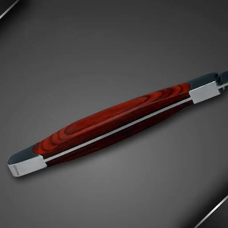 Multi-function  Stainless Steel Dead Skin Remover Foot Scraper with Wooden Handle for Foot Caring