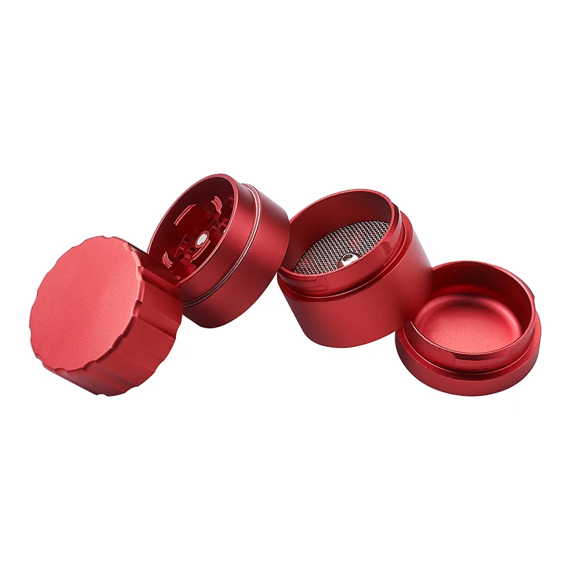 Wholesale aluminum Luxury Custom UV Laser engraving 63 mm aluminium Crusher Herb Grinder