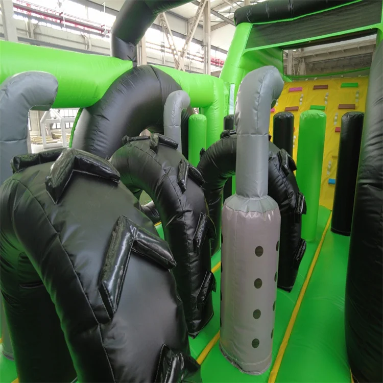 Inflatable Tractor Obstacle Course for Kids Crawling and Crossing Games inflatable slide car