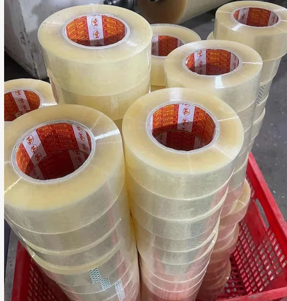 300m Branded Packaging Tape Fragile Silent Rubber Adhesive Cheap Paper Based Tape for Packaging