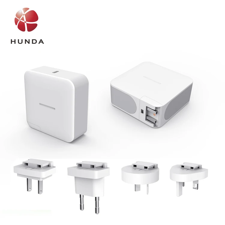 Type C Power adapter single port universal fast charger 61W wall charger usb C for laptop/Iphone with CE/FCC/PSE certificate