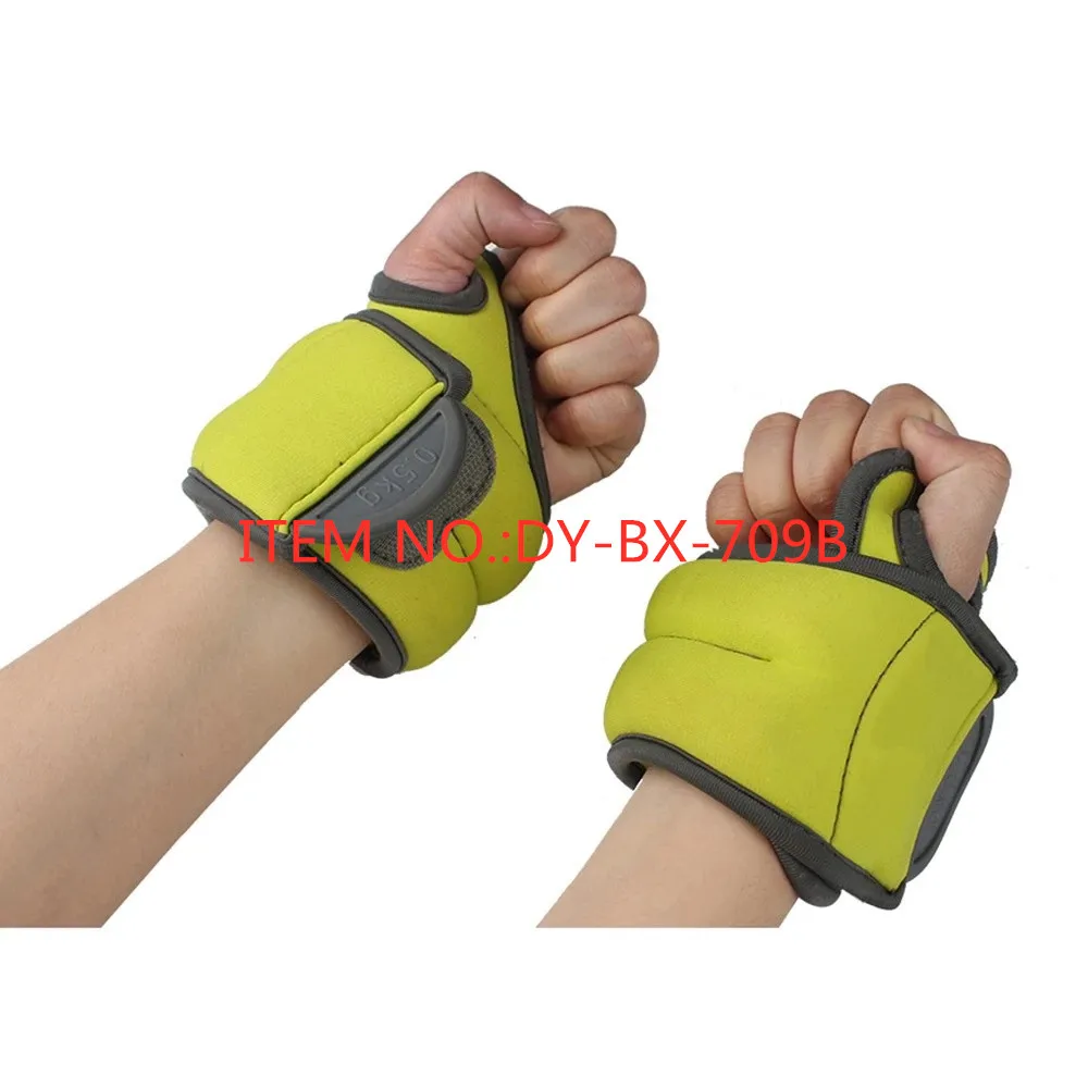 Adult & Kids Adjustable Ankle Wrist Weight/Neoprene Durable Arm Leg Iron Sand Weights with Strap for Fitness