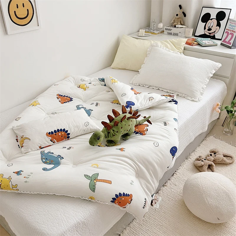New Blanket Washable Cotton Children Quilt Core Kindergarten Thick Quilt Baby Warm Polyester Blend Quilt