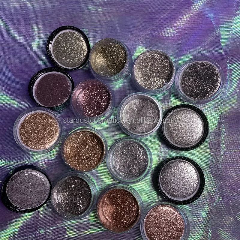 Custom diamond  Eye Shadow Powder Metallic Glitter loose Pigment Single powder 8 Color Glitter Eye Shadow Loose Powder Diamond