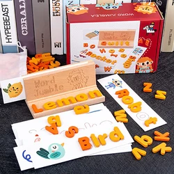 Hot Amazon New Learning Letters World Early Baby Toys Wooden Educational Toys