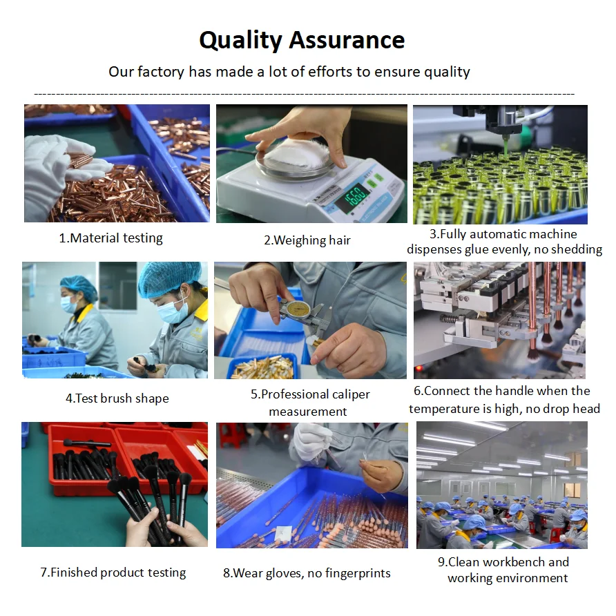 Gracedo Starry Christmas brushes 8pcs red and green Merry Christmas brushes Winter holiday brushes