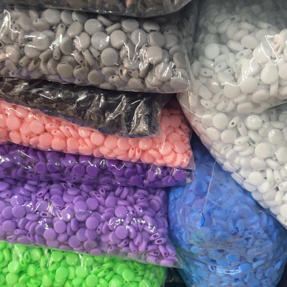 Silicone Adjustable Buckle for Masks Black Bag Rings White Beads Technics Packing Rubber Pcs Color Class Design Feature Weight