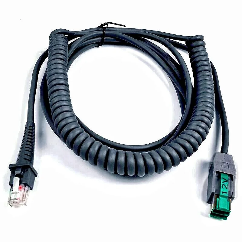 SOTESIN  customize USB12v Powered  Male To Female Cable with IBM TO Pos cable For Datalogic GD4130 QW2100 QM2130
