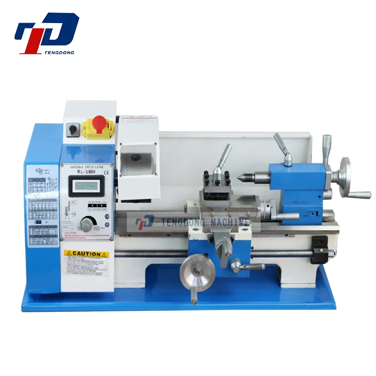 mini electric lathe machine CJ0618 cjm280 with distance between centers