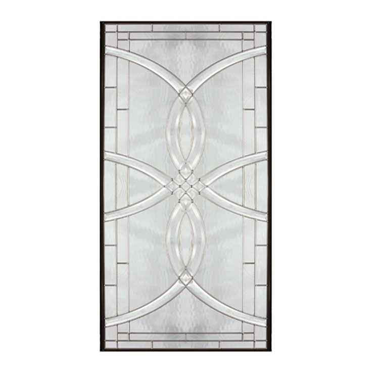 Decorative Christmas Crystal Glass Pattern Mosaic Decorations Indoor Door Glass