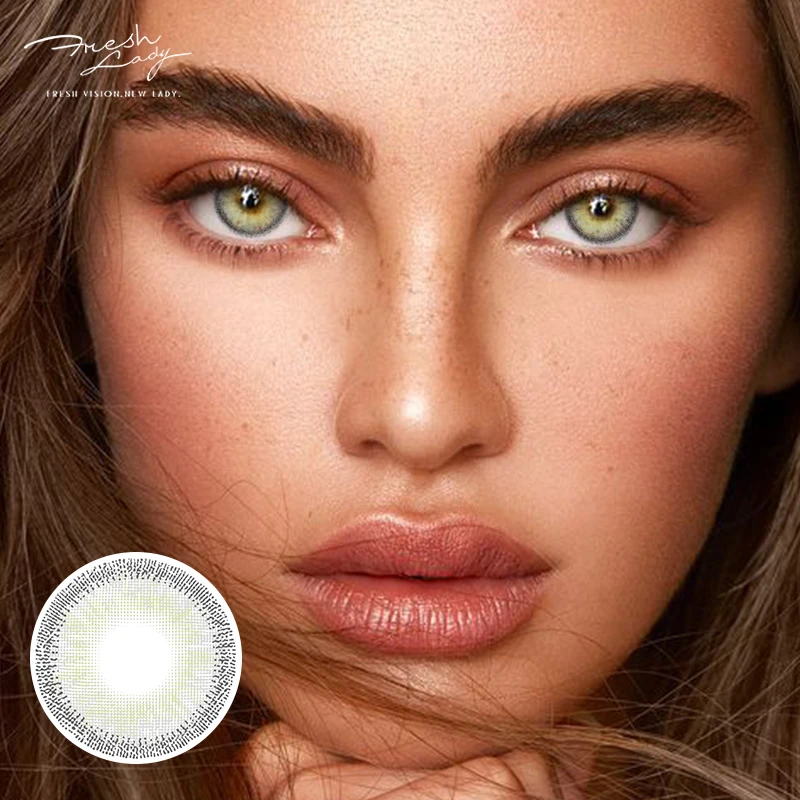 Ежедневные одноразовые контактные линзы Fresh Lady Шаринган косплей косметика для глаз 1 год