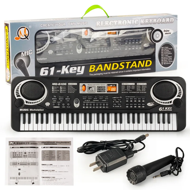 Wholesale 2020 new children educational intelligent musical instrument keyboard toy electronic organ piano music for kids