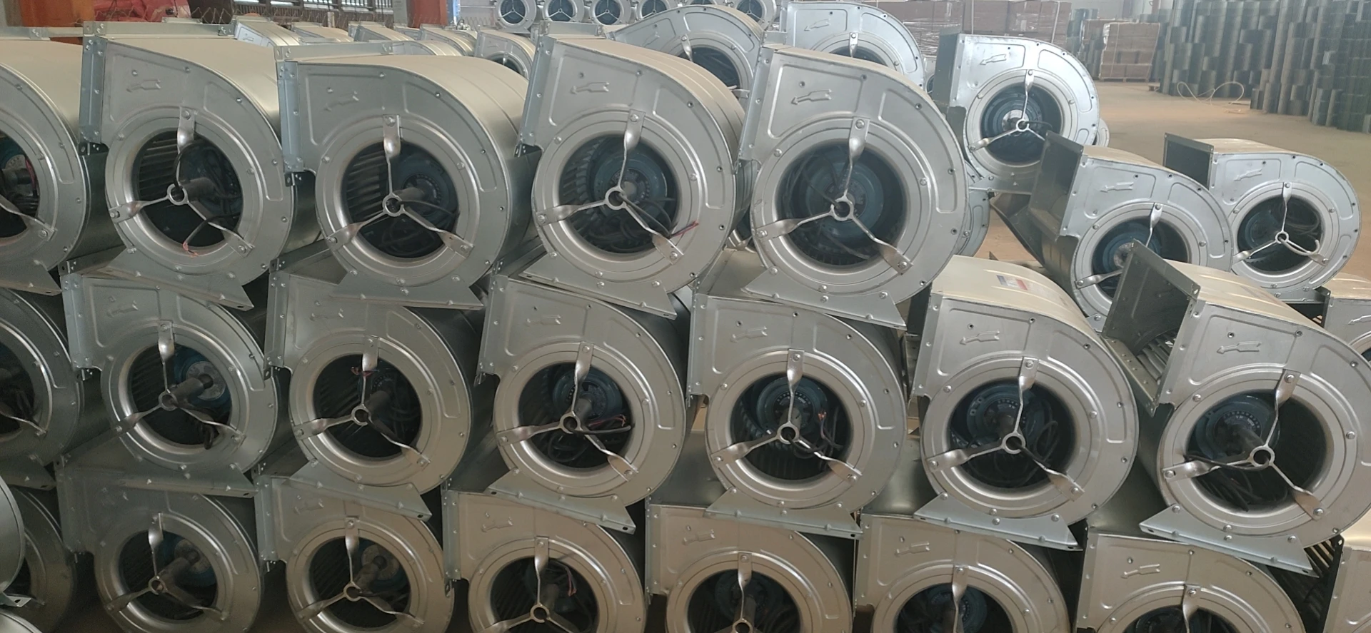 Ball Bearing External Rotor Motor Fan Double Inlet  Radial Centrifugal Fan  For HVAC Units