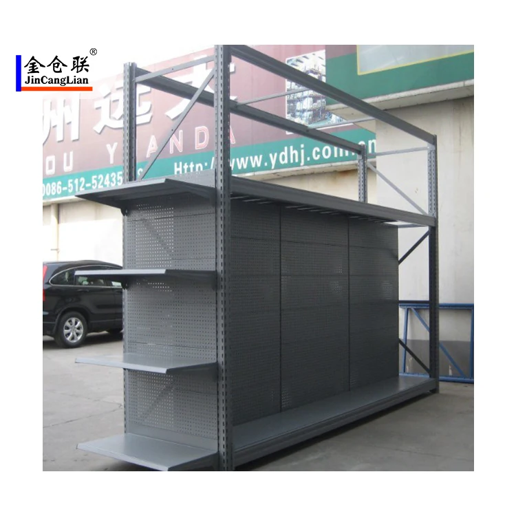 Factory Customized Supermarket Shelf Retail Store Display Racks Grocery Store Shelf Convenience Store Gondola Shelving
