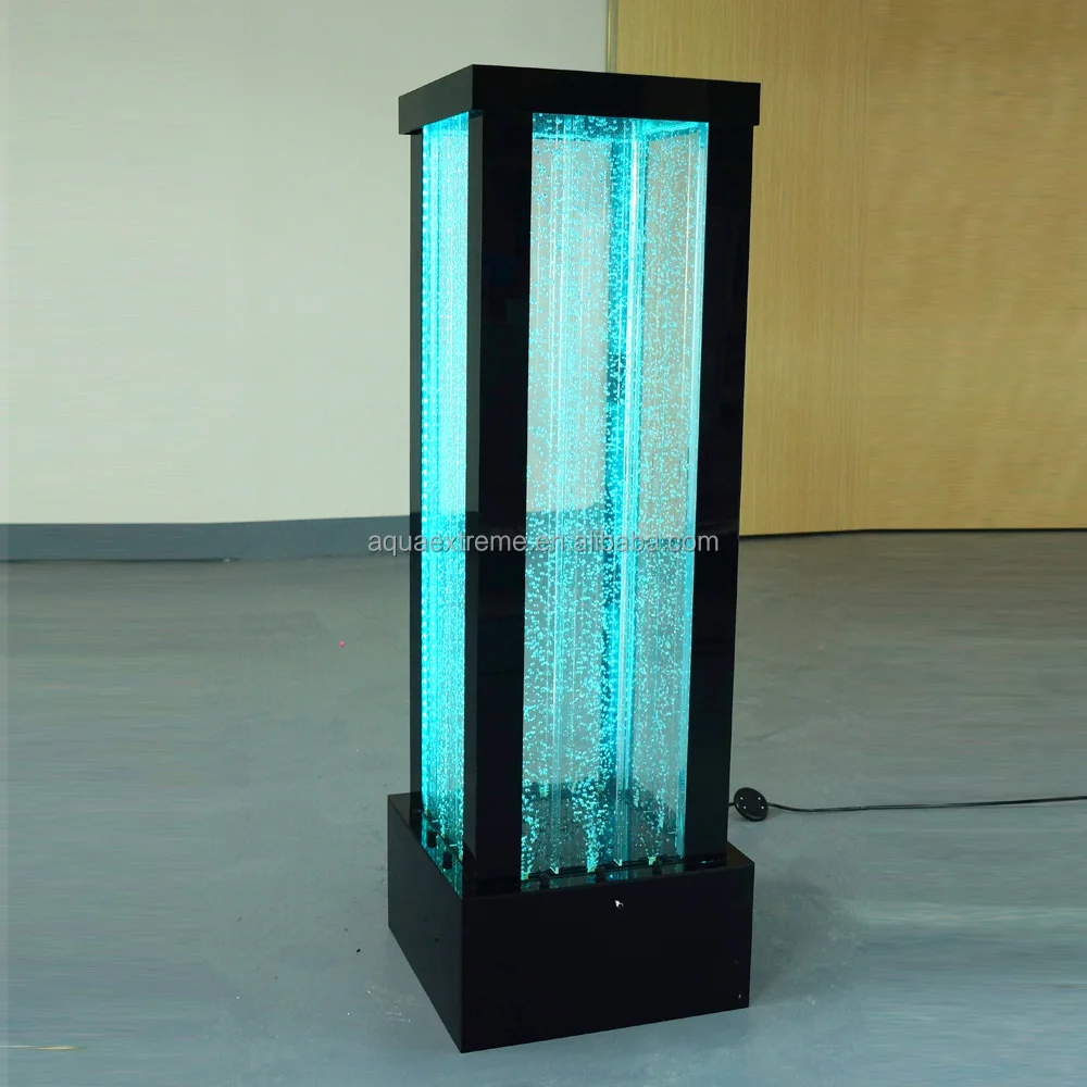 Home Decoration Water Bubble Panel Water Bubble Wall Divider Column LED Light Changing Color With Remote Controller