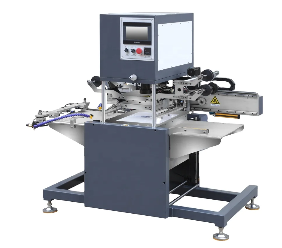 leather logo embossed Paper automatic pneumatic hot stamping machine machine automatic hot foil stamping machine