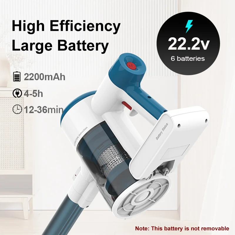New Product Portable Handheld Vacuum Cleaning Machines Suction LED Headlight Powerful Stick Cordless Vacuum Cleaner