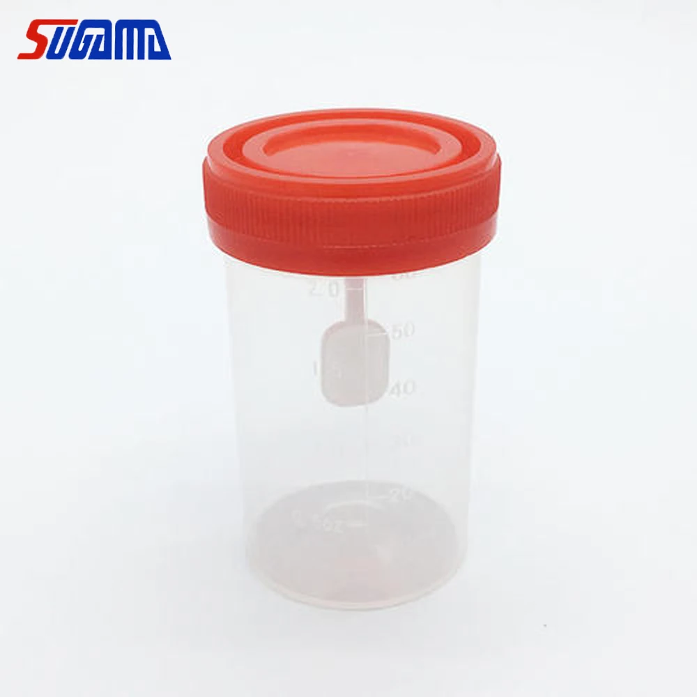 china factory medical disposable vacuum stool container urine testing sample cup