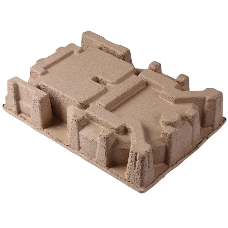 Customized Bio degradable Recycled Paper Pulp Molded Packaging Insert