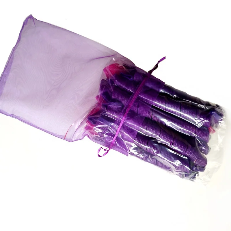 18 Pcs/set Hair rollers  Easy to Use Wave Hair Curlers Styling Kit Spiral Hair Curlers with 3 Pcs Styling Hooks and Mesh bag