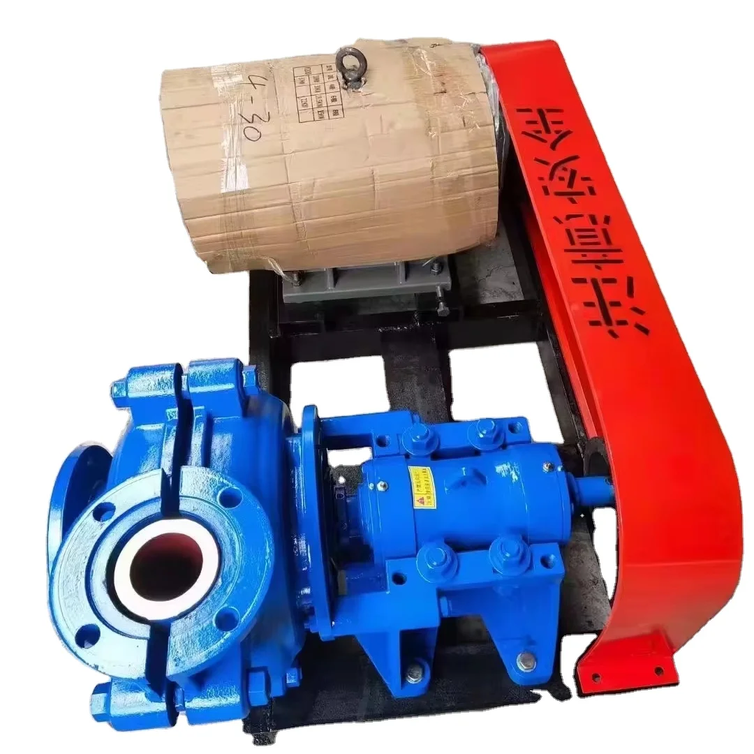 Sand pump for sand washing field 6/4D fractional slurry pump model is complete and can be customized