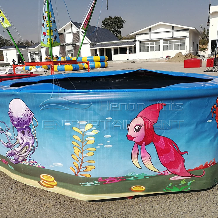Cheap Price Amusement Park Rides Fairground Manege Attraction Bungee Trampoline For Sale