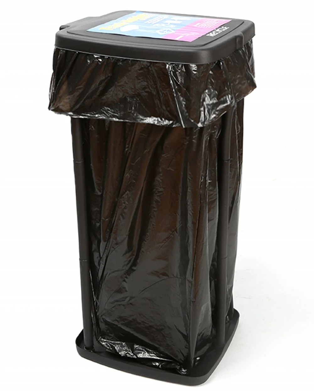
Cheap Plastic Foldable Rubbish Bin Garbage Bag Holder 