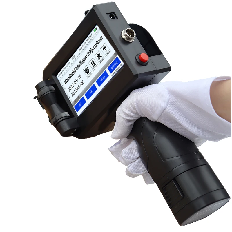 SC16 Multi language handheld inkjet printer intelligent number batch  bottle cap production date barcode printer QR code barcode