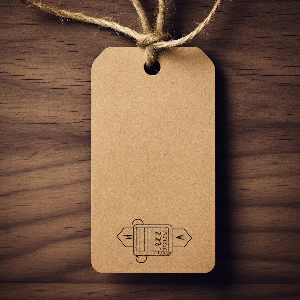 Brand Custom Clothing Hang Tag with String Custom Clothing with String Custom Jewelry Tag with Brand Logo