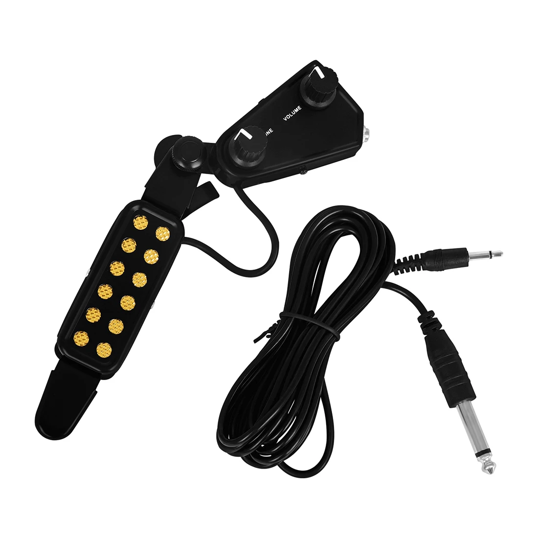 Professional Acoustic Guitar Pickup P-011 Sound Hole Pickup Adjustable Volume Band 2.9-meter Cable
