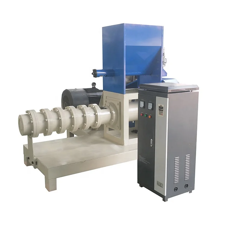 Full fat soybean meal animal feed making extrusion extruder machine machinery extruder