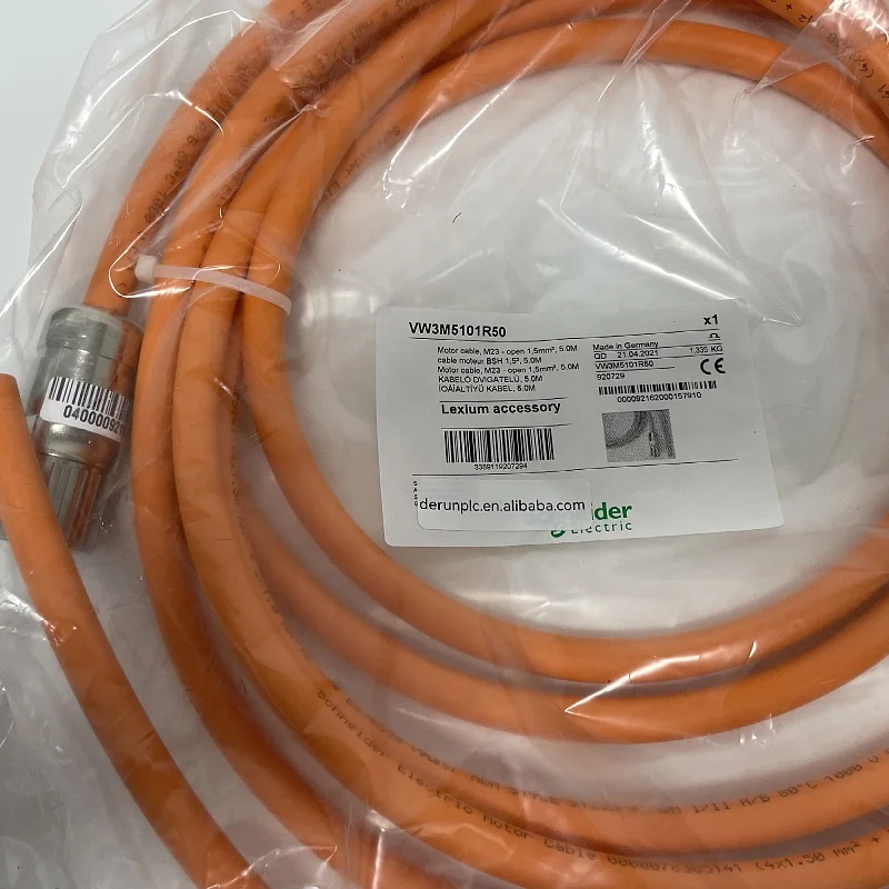 Original servo motor encoder cable VW3M5102R150 15m Lexium32 BSH MOTOR CABLE 2,5*2 15M  for  Schneid